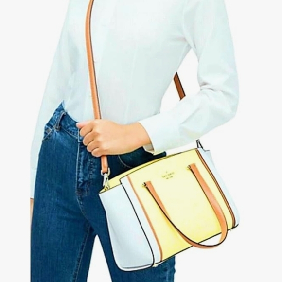 Kate Spade New York Patterson DriveSmall Geraldine Limelight Multi Bag and  Wall - Picture 2 of 15